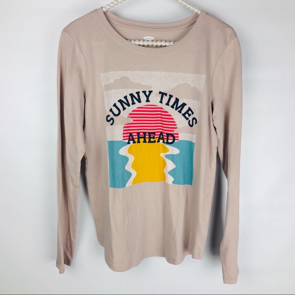 OLD NAVY | Long Sleeve Tan Shirt